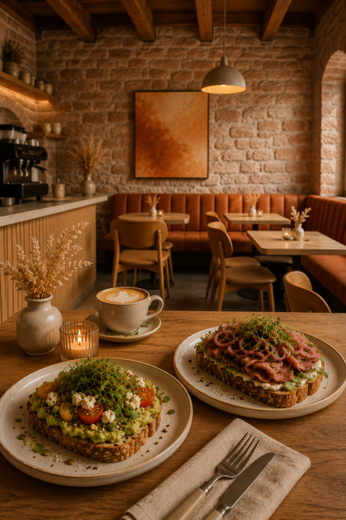 Frühstück, Café Die Scheune, vegetarisch